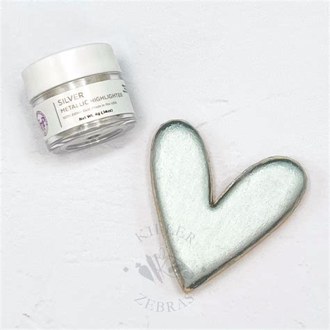 SILVER Edible Metallic Highlighter | Killer Zebras