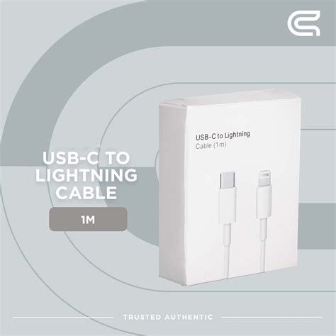 Jual Kabel Lightning Fast Charging USB C To Lightning Cable 1 Meter