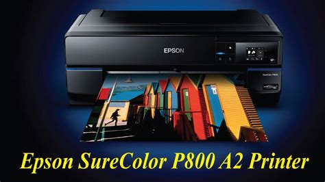 Epson Surecolor Sc P A For Large Size Printing Youtube