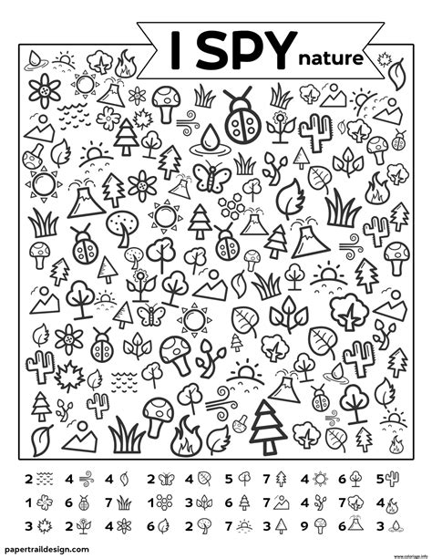 Coloriage Nature Cherche Et Trouve Dessin Chercher Et Trouve Imprimer