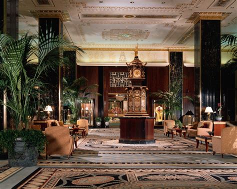 Main Lobby Waldorfastoria Park Avenue New York Interior Design By