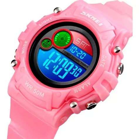 Reloj Infantil Skmei Digital Rosa Mercadolibre