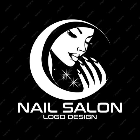 Premium Vector Nail Salon Vector Logo Design