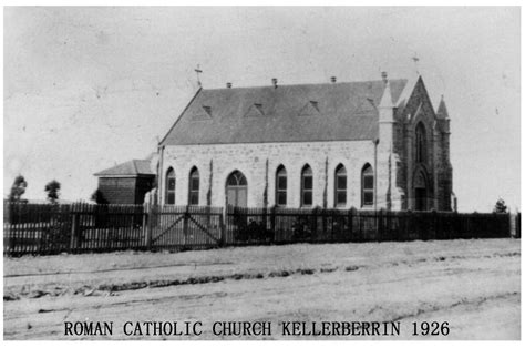 Black And White Photograph St Josephs Catholic Church Kellerberrin