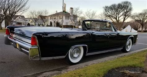 Lincoln Continental Convertible Black Rwd Automatic Classic