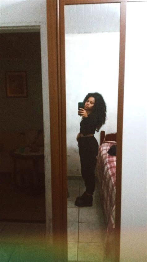 Look All Black Coturno Cal A Moletom Mirror Selfie Selfie Scenes