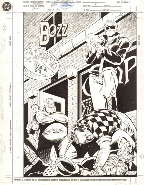 Comic Art For Sale From Anthony S Comicbook Art Bozz Cover