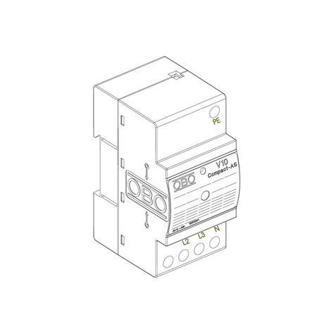 Obo Bettermann Berspannungsableiter V Compact Mit Akustischer