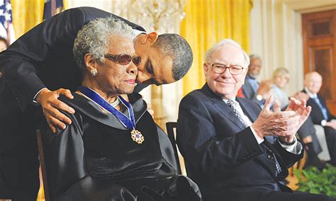 Maya Angelou And Barack Obama