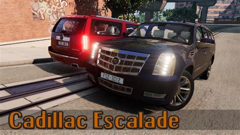 Мод Cadillac Escalade для BeamNG drive YouTube