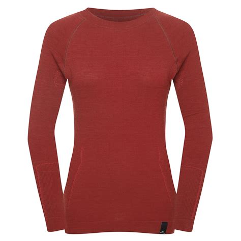 Koszulka Oxiva Merino Longsleeve Women Oaky Red Fjord Nansen