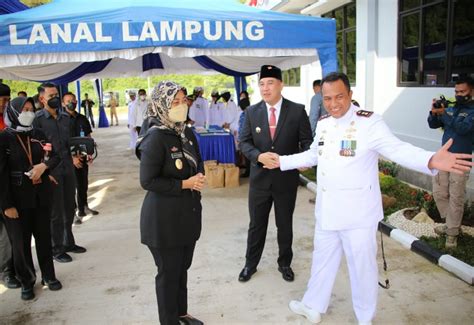 Wagub Chusnunia Chalim Dan Forkopimda Provinsi Lampung Hadiri Upacara