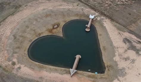 Texas Heart Pond Goes Viral For Unique Shape And Story