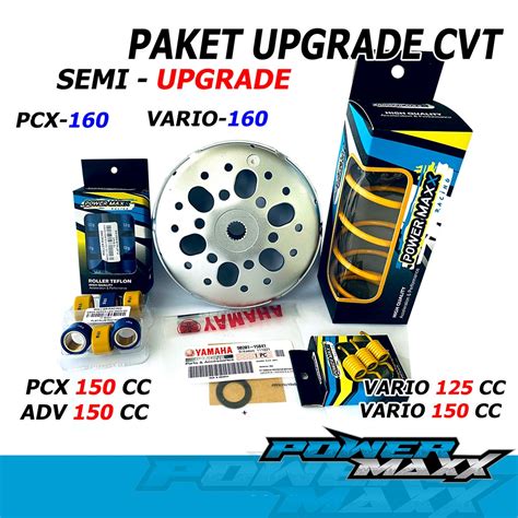 Jual PAKET UPGRADE CVT VARIO 125 150 PULLEY RACING PCX MANGKOK GANDA