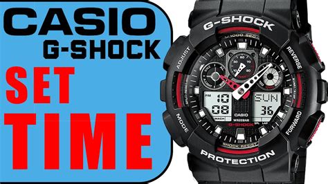 Casio G Shock How To Set Time Manually