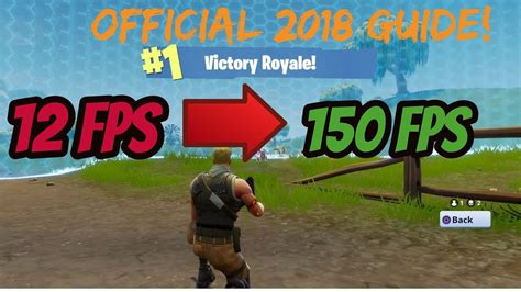 Huge Fortnite Battle Royale Fps Boost Guide For 2018 Youtube