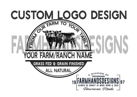 Farm Logo Design Richardson Hats Tshirts To Match Custom Farm Shirt