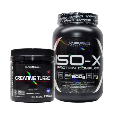 Kit Academia Iniciante Whey Iso X G Creatina Turbo G Shopee