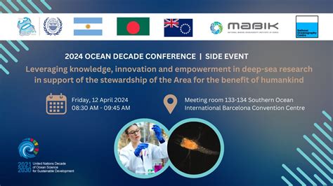 Isa Side Event At The Ocean Decade Conference Leveraging