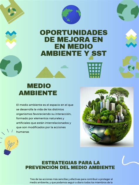 Presentación Futuro Sostenible Ilustrado Verde Pdf Entorno Natural