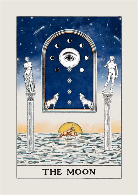 tarot cards  moon  milla east blog