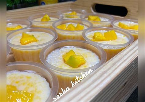 Resep Puding Susu Mangga Oleh Sasha Kitchen Cookpad