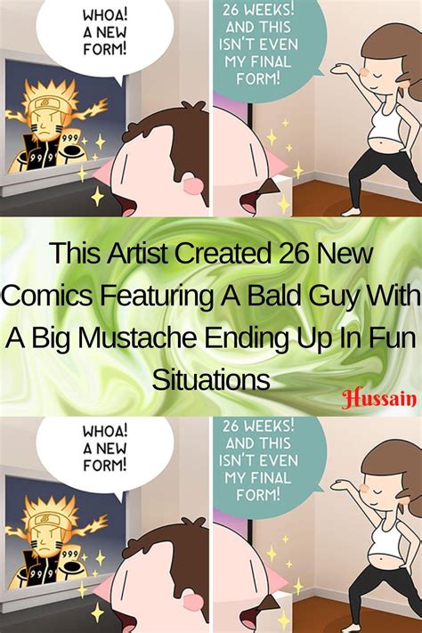 This artist created 26 new comics featuring a bald guy with a big ...