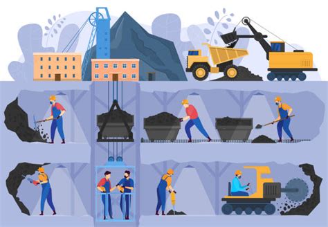 Underground Mining Illustrations Royalty Free Vector Graphics And Clip