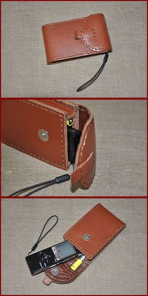Кожаный чехол для диктофона (Diktiergerät Tasche) | Taschen ...