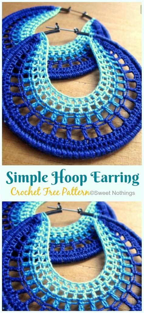 Hoop Earring Crochet Free Patterns Artofit