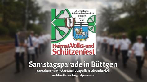 Samstagsparade In B Ttgen Mit Der Musikkapelle Kleinenbroich