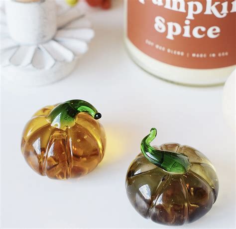 Mini Glass Pumpkinsset Of 2 Little Love Of Mine