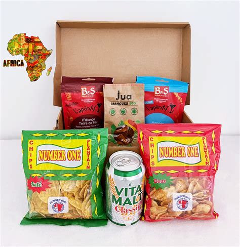 African Snacks Snack Box African Sweet And Salty Selection Etsy