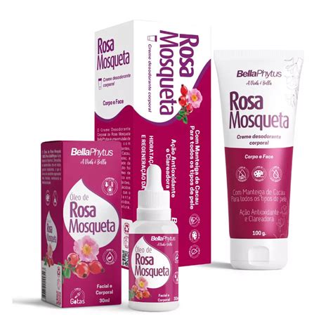 Qual Rosa Mosqueta Que Clareia - Kit Rosa Mosqueta Creme + Óleo (Clareia Manchas e Axilas) - BellaPhytus ...