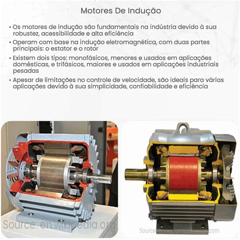 Motores De Indução Como Funciona Aplicação E Vantagens