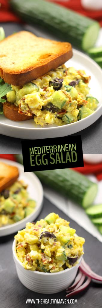 Mediterranean Egg Salad The Healthy Maven