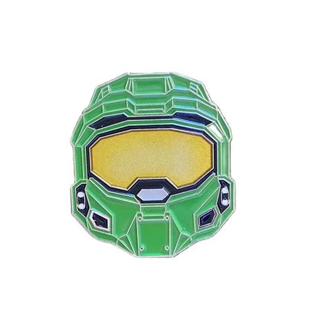 Halo Master Chief Helmet Enamel Pin Distinct Pins