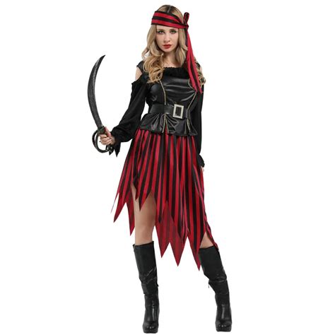 Women Halloween Pirate Costumes Female Warrior Cosplays Carnival Purim Stage Pla Ebay