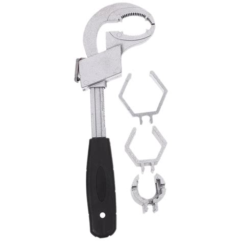 Bathroom Adjustable Wrench Plumbing Spanner Pipeline Aluminum Alloy