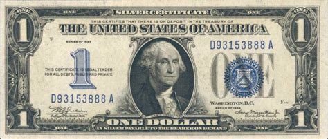 1933 Small Size Notes Silver Certificates Small Values & Prices | The ...