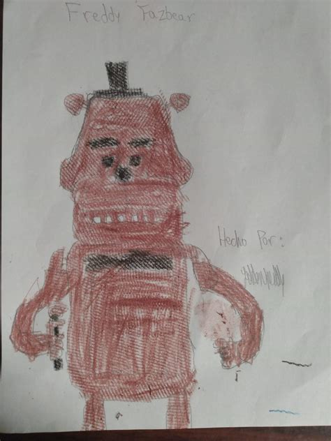 Mi Dibujo De Freddy Fazbear Del 1 Al 10 Cuanto Le Das Fnaf Amino Español Amino