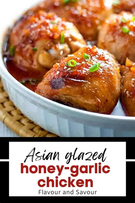 Asian Glazed Garlic Chicken Flavour And Savour