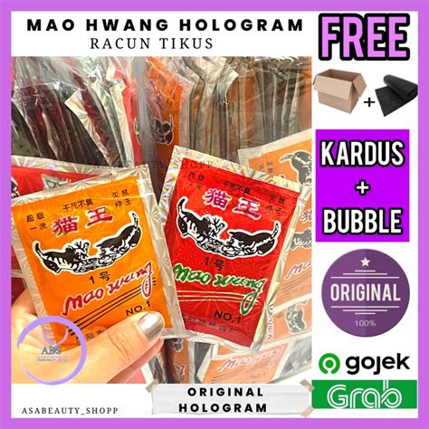 Jual Racun Tikus Mao Wang Hologram Satuan Ecer Original Obat Basmi