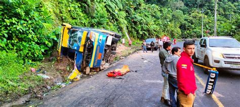 Tres Fallecidos Y Varios Heridos Deja Accidente De Bus En La Vía Macas