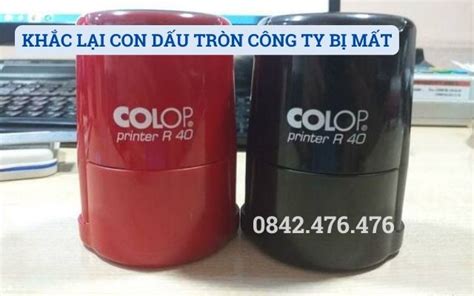 KHẮC LẠI CON DẤU TRÒN CÔNG TY BỊ MẤT KHẮC DẤU SIÊU TỐC HOTLINE 0842