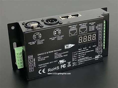 Flicker Free Ch Dmx Rdm Master Decoder