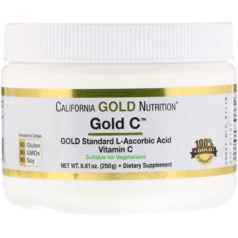 California Gold Nutrition, Gold C Powder, 8.81 oz (250 g) - Byclue