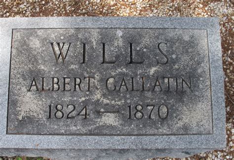 Dr Albert Gallatin Wills Sr 1824 1870 Find A Grave Memorial