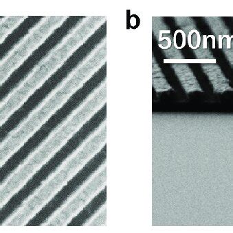 A Top View And B Cross Section Sem Photo Of The Fabricated Al