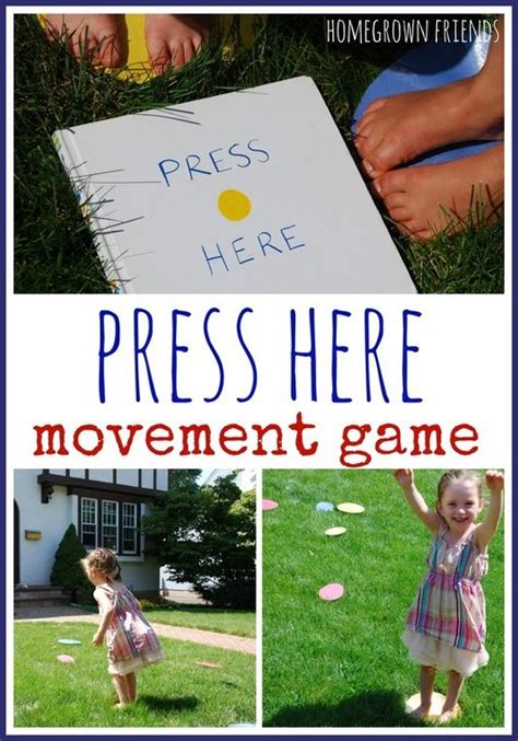 Press Here Movement Game - Homegrown Friends